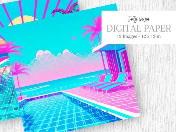 Download Colorful Exotic Summer Pool Party Images - Premium Bundle